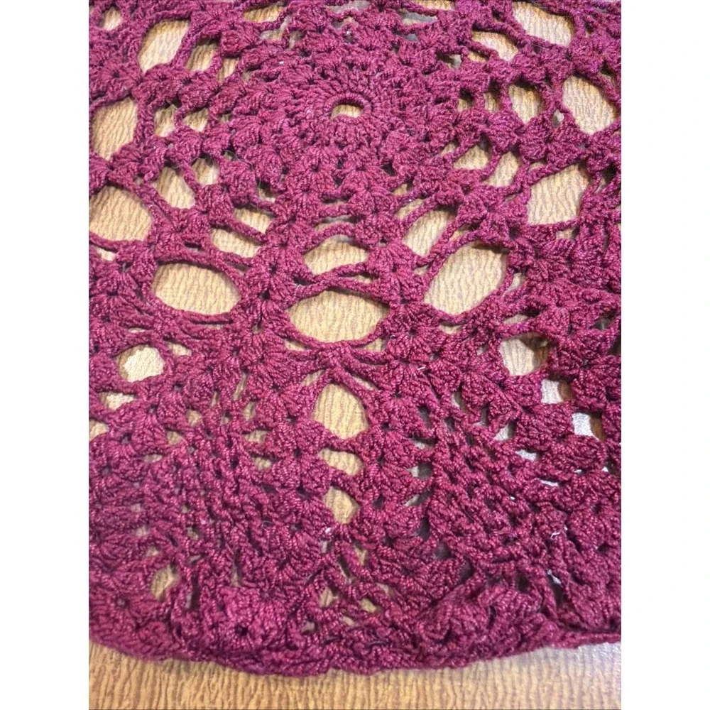 Vtg Crochet Doily Lace Handmade 12
